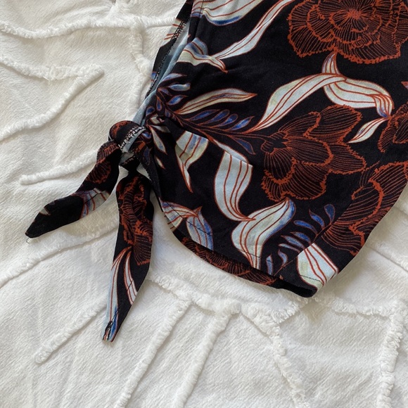 ecru High Rise Pattern Pant XS - Picture 3 of 7